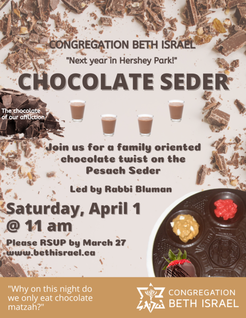 Banner Image for BI's Chocolate Seder 5783