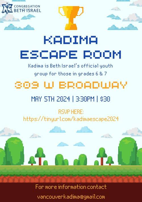 Banner Image for Kadima Escape Room